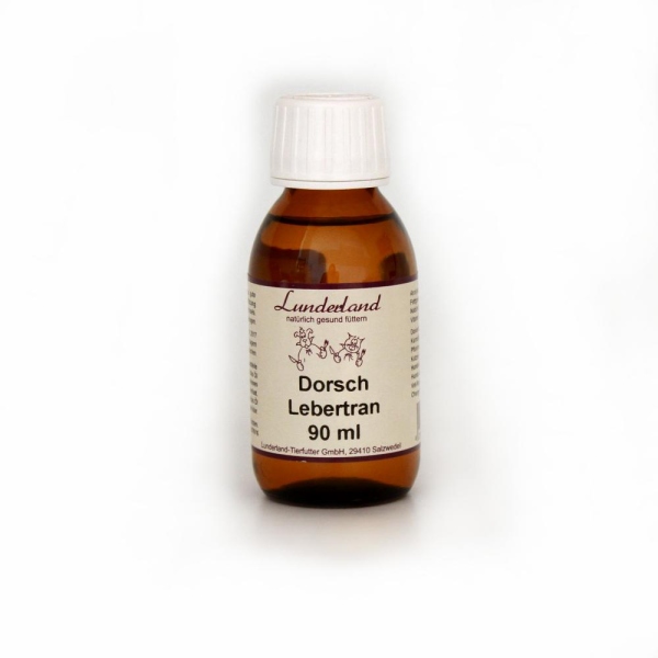 Lunderland - Dorschlebertran BARF für Hunde 90ml