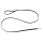 Mystique® Biothane Leine 13mm schwarz 3m mit HS