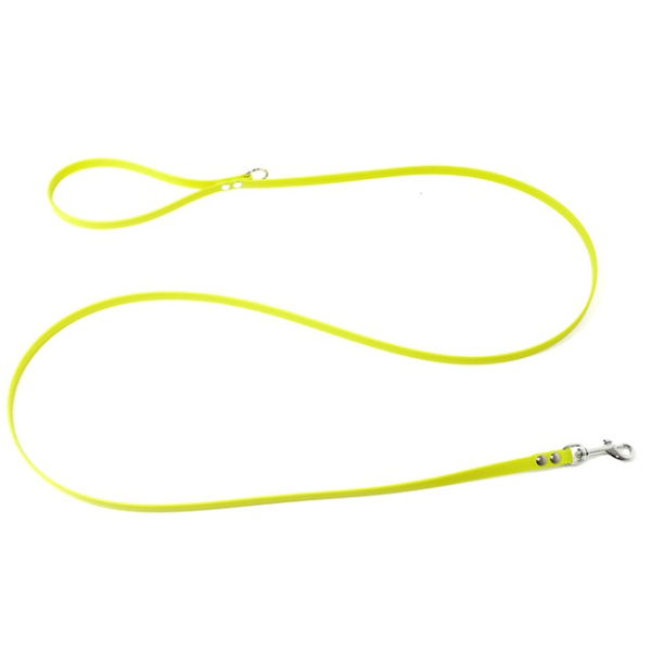 Mystique® Biothane Leine 13mm neon gelb 3m mit HS