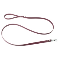 Mystique® Biothane Leine 19mm weinrot 2m mit HS