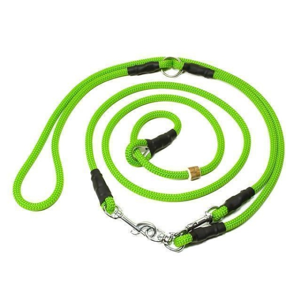 Mystique Retrieverleine Umhängeleine Hunting Profi 8mm S - 275cm neongrün