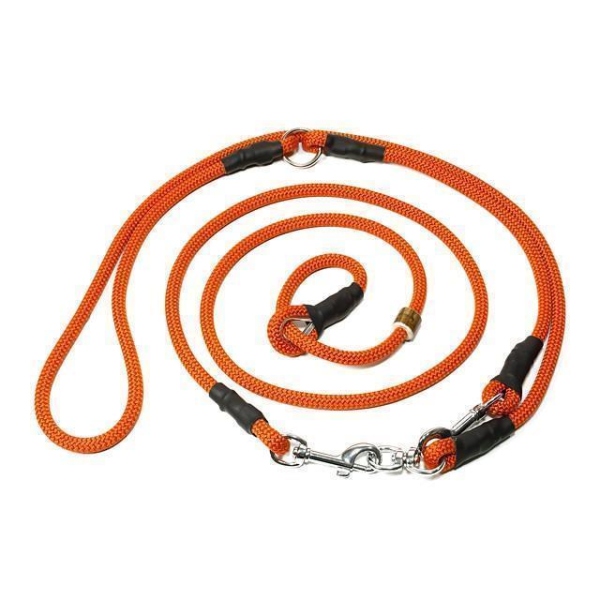 Mystique Retrieverleine Umhängeleine Hunting Profi 8mm S - 275cm orange