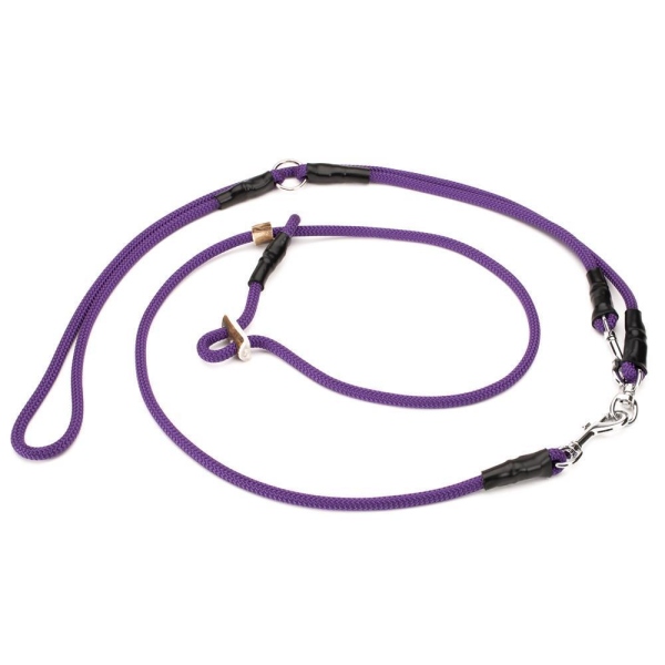 Mystique Retrieverleine Umhängeleine Hunting Profi 8mm M - 295cm lila