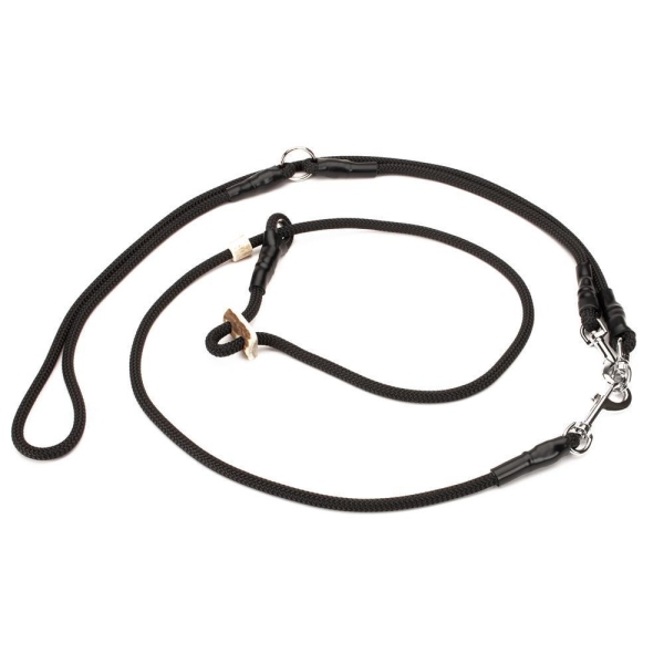 Mystique Retrieverleine Umhängeleine Hunting Profi 8mm L - 325cm schwarz