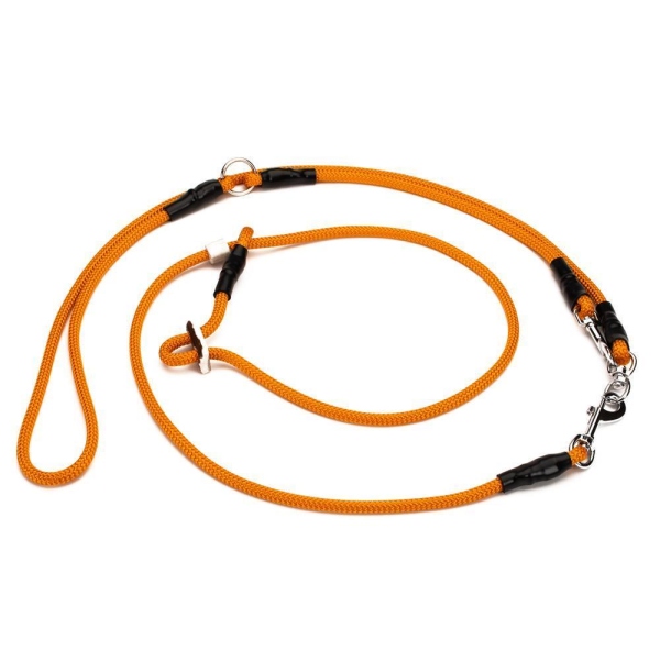 Mystique Retrieverleine Umhängeleine Hunting Profi 8mm orange L - 325cm