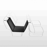 Trixie Auto-Schondecke mit Seitenwänden 0,50 × 1,45 m, schwarz/beige