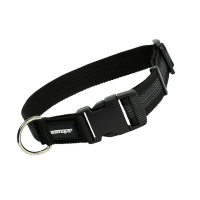 Mystique Gummiertes Halsband 30-40cm 30mm schwarz