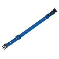 Mystique Gummiertes Halsband 30-40cm 30mm blau