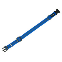 Mystique Gummiertes Halsband 40-50cm 30mm blau
