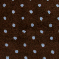 Vetbed Isobed SL braun blau DOTS aus England 150 x 100 cm