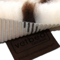 Vetbed Isobed SL -Wave- creme/braun 150 x 100cm