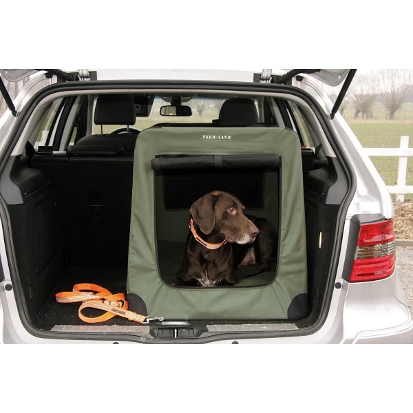 FarmLand Auto Transportbox faltbare Autobox Hundebox, 86,45
