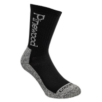 Pinewood 9212 Coolmax Socke 2-er Pack 40-42 schwarz/grau