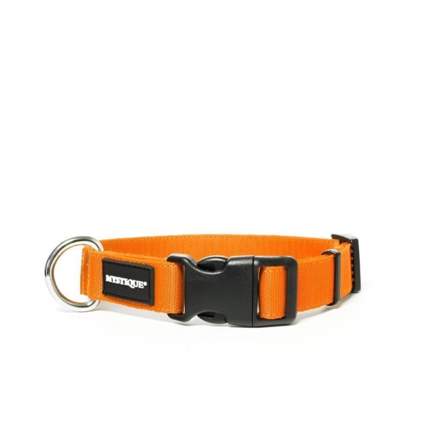 Mystique® Nylon Halsband Profi 25mm neonorange 50-60cm normal