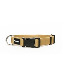 Mystique® Nylon Halsband Profi 25mm beige 30-40cm normal