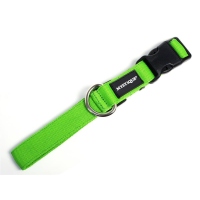 Mystique® Nylon Halsband Profi 30mm neongrün 50-60cm normal