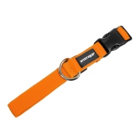 Mystique® Nylon Halsband Profi 30mm neonorange 50-60cm