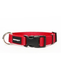 Mystique® Nylon Halsband Profi 30mm rot 40-50cm normal