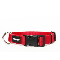 Mystique® Nylon Halsband Profi 30mm rot 50-60cm