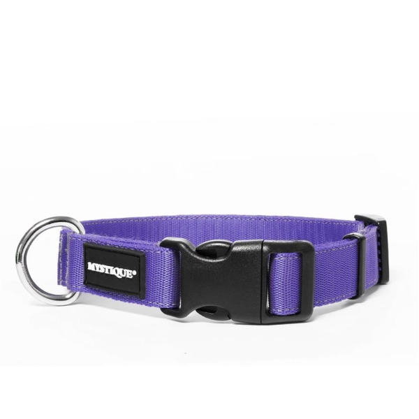 Mystique® Nylon Halsband Profi 30mm lila 40-50cm normal