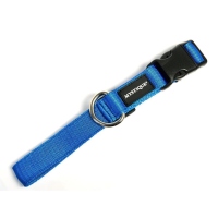 Mystique® Nylon Halsband Profi 30mm blau 50-60cm