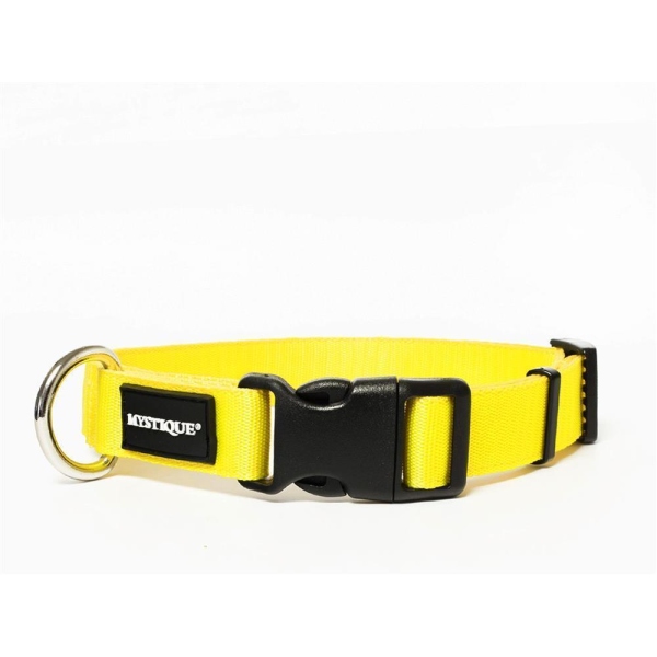 Mystique® Nylon Halsband Profi 30mm gelb 40-50cm normal