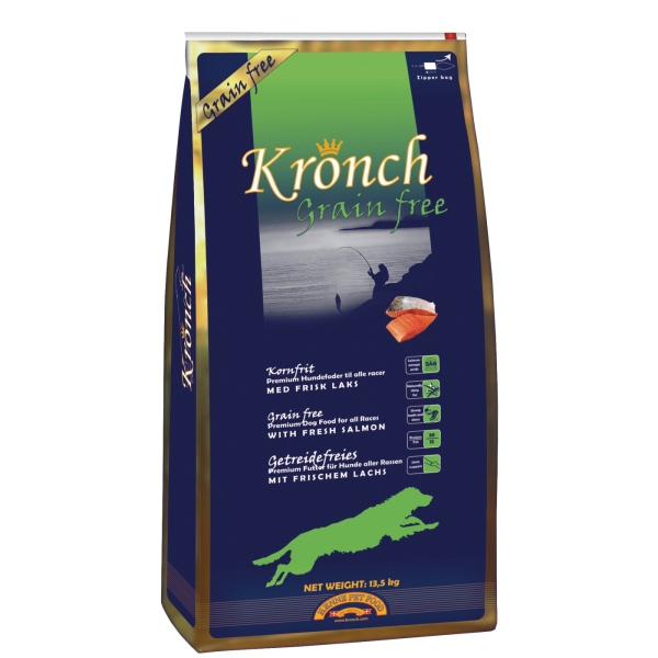 Henne Pet Food Kronch Grainfree Trockenfutter Vollwertfutter für Hunde 13,5kg