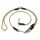 Mystique® "Hunting Profi" Umhängeleine 8mm S - 230cm beige 150cm + 80cm mit Karabiner