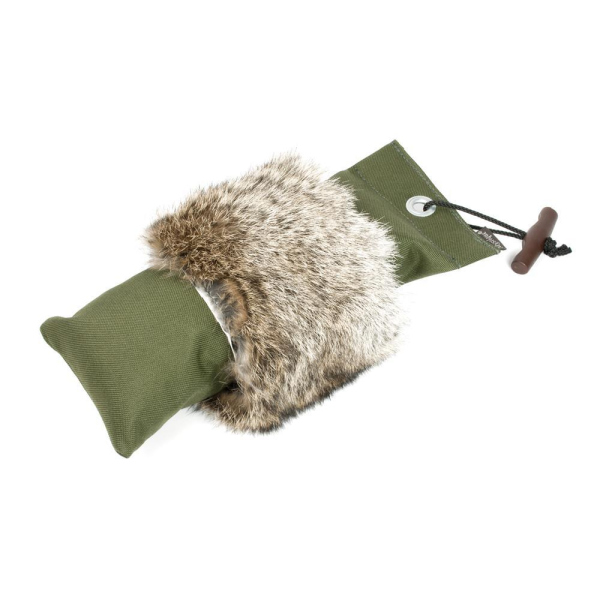 Mystique® Pointer Dummy 1,5kg khaki mit Fell