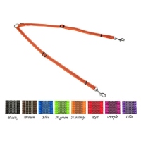 Mystique® Gummierte Koppel verstellbar 20mm schwarz...