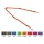 Mystique® Gummierte Koppel verstellbar 20mm braun 50-90cm
