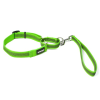 Mystique® Gummierte Agility Leine 25mm neon grün...