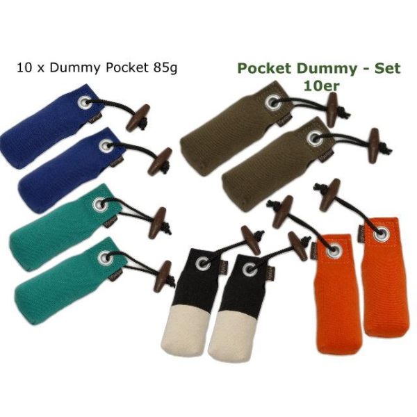 Pocket Dummy - Set 10er - 10 Pocket Dummies Dummyset 85g gemischt