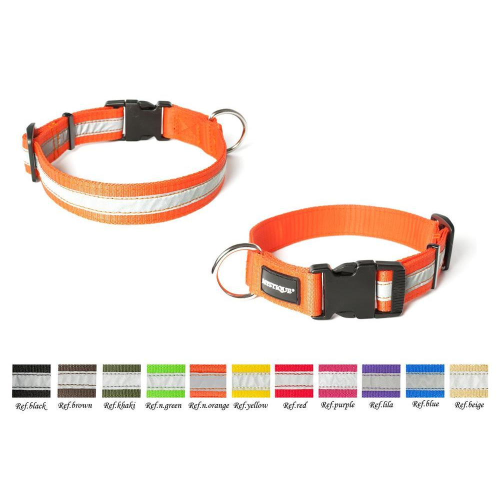 Streifen Martingale Hundehalsband, Personalisiert, Orange Navy Halsband,  Kein Schlupf Hundehalsband, Schnellverschluss, Gurtband Halsband, Scout -  .de