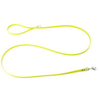 Mystique® Biothane Leine 9mm neon gelb 1,2m mit HS