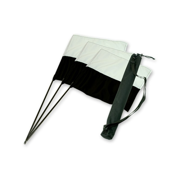 Marking Flag schwarz/weiß Set 3 Stk + Tasche