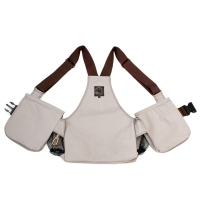 Mystique Dummyweste Trainer Kunstoffverschluss L beige