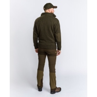 Pinewood 9648 Hurricane Strickpullover dunkelgrün melange (142) S