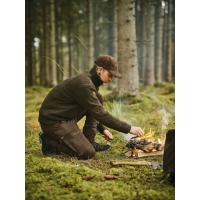 Pinewood 9648 Hurricane Strickpullover dunkelgrün melange (142) XL