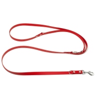 Mystique® Biothane verstellbare Leine 13mm rot 300cm