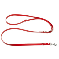 Mystique® Biothane verstellbare Leine 19mm rot 200cm