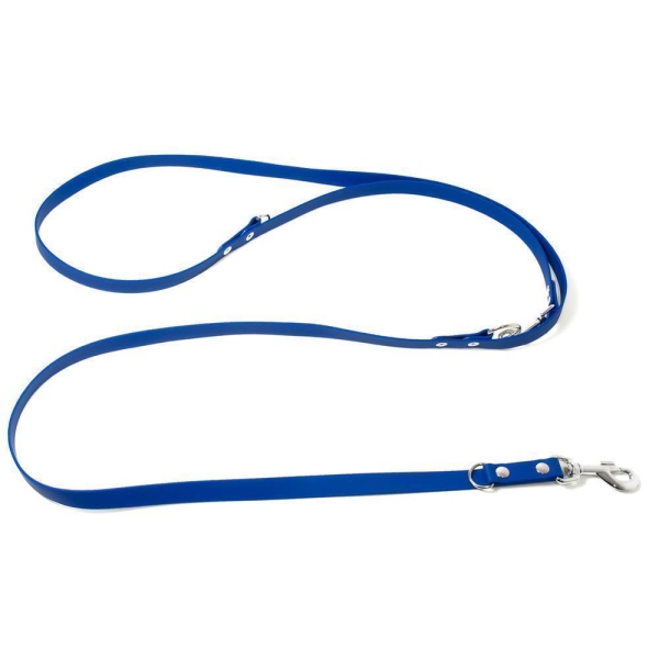 Mystique® Biothane verstellbare Leine 16mm blau 300cm