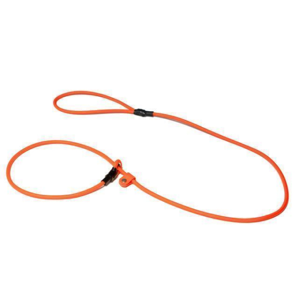 Mystique® Biothane Moxonleine 6mm neon orange 150cm