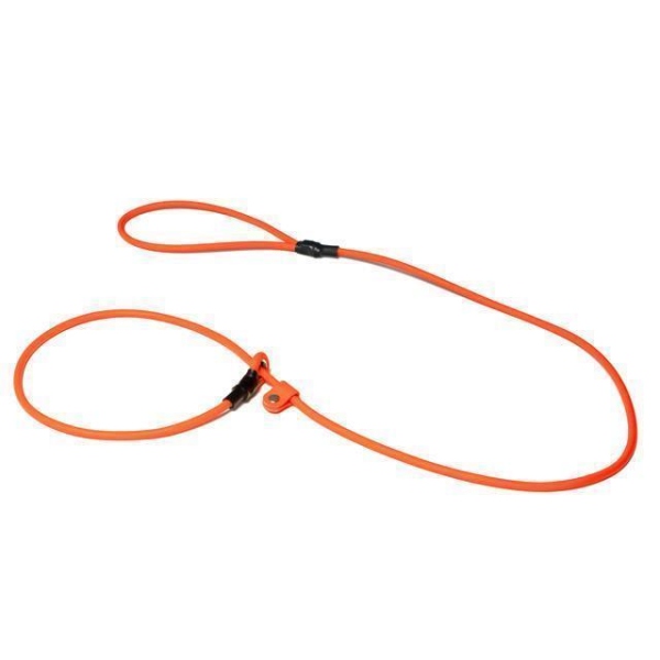Mystique® Biothane Moxonleine 6mm neon orange 180cm