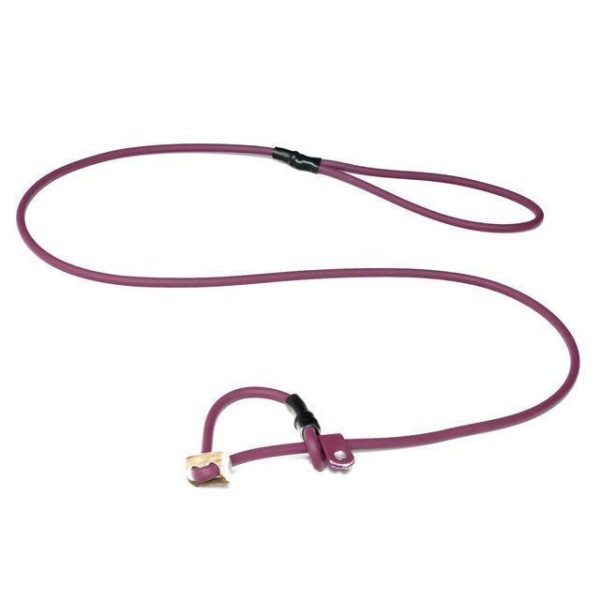 Mystique® Biothane Moxonleine 8mm weinrot 180cm Moxon mit Zugbegrenzung