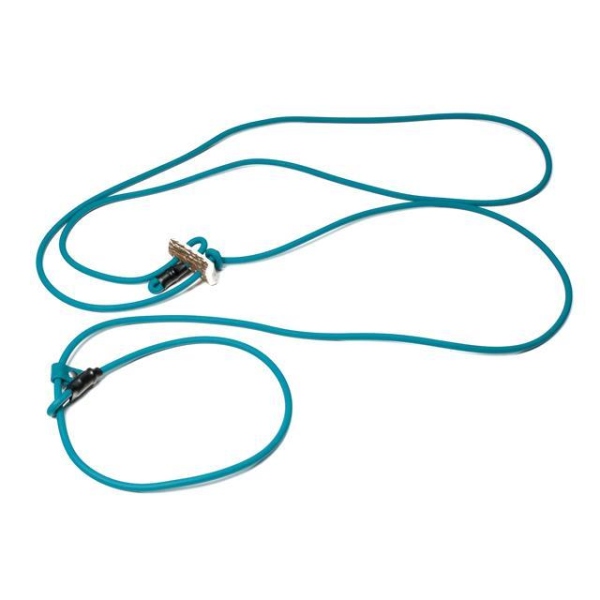 Mystique® Biothane Hunting Profi lautlos Umhängeleine 280cm Moxon 8mm hellgrün Moxon