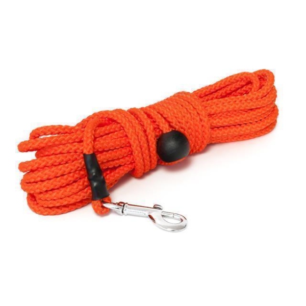 Mystique® Nylon Feldleine rund 7mm neon orange Standard 7,5m