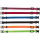 Trixie Set Welpen-Halsbänder zur Unterscheidung im Wurf 6 Stk S-M 17-25cm / 10mm schwarz, rot, royalblau, apfel, papaya, orchidee