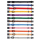 Trixie Set Welpen-Halsbänder zur Unterscheidung im Wurf 6 Stk S-M 17-25cm / 10mm fuchsia, grafit, indigo, waldgrün, koralle, ozean