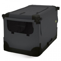 Maelson Soft Kennel faltbare Hundebox -anthrazit-